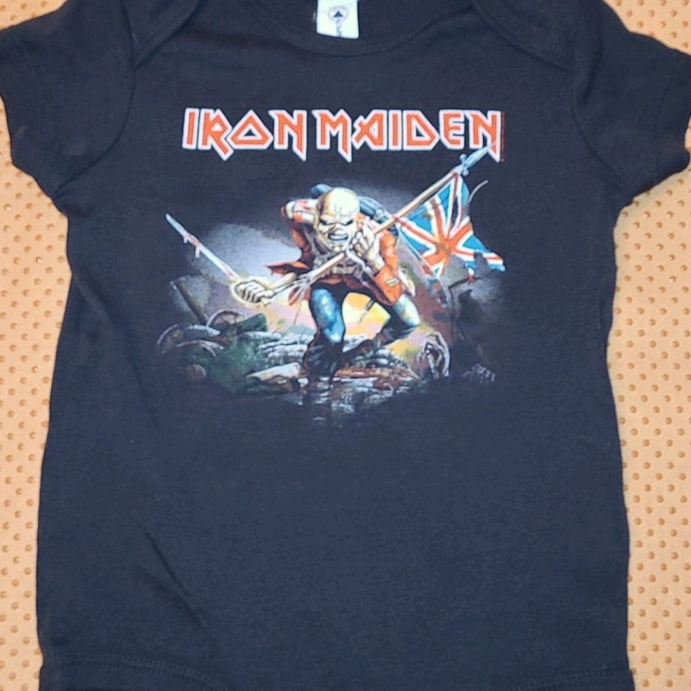 Iron Maiden onesie bodysuit 18 months